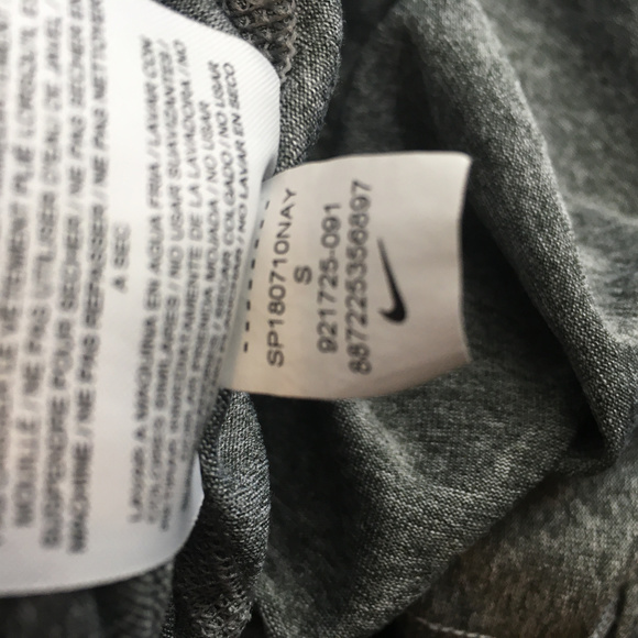 Nike S Tank Dry Training Elastika Cross Back Gray - Picture 8 of 8